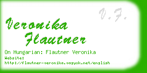 veronika flautner business card